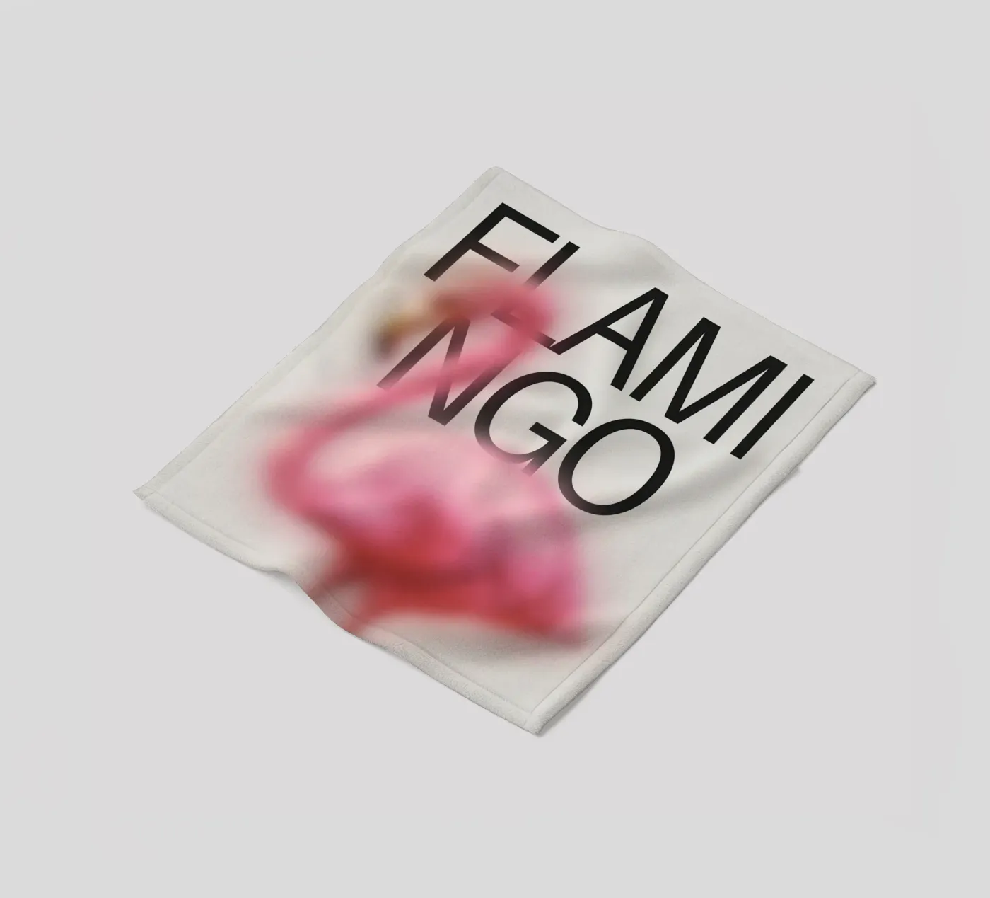 FLAMINGO fleecedeken van SMRT STUDIO