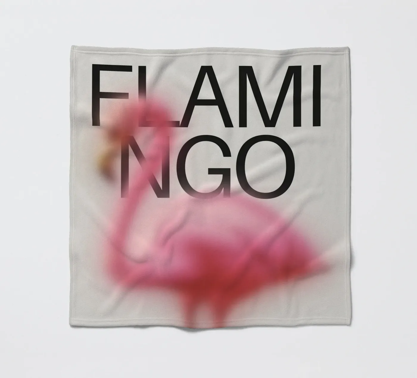 FLAMINGO fleecedeken van SMRT STUDIO