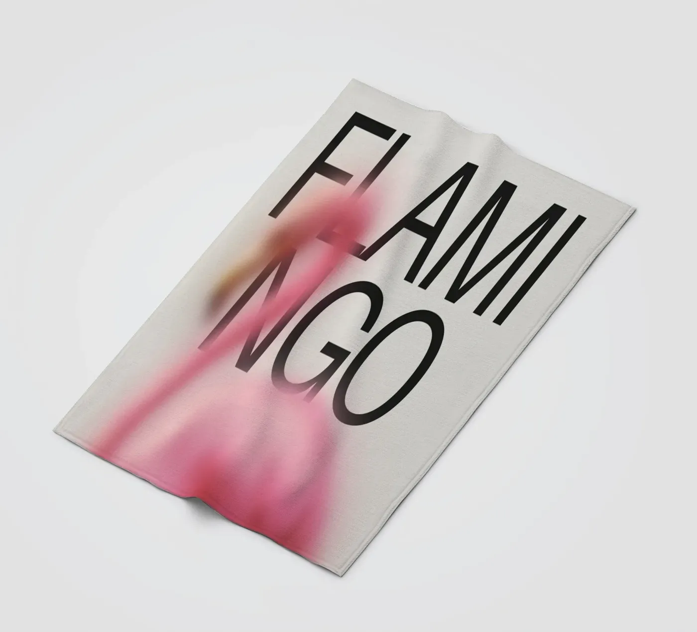 FLAMINGO fleecedeken van SMRT STUDIO