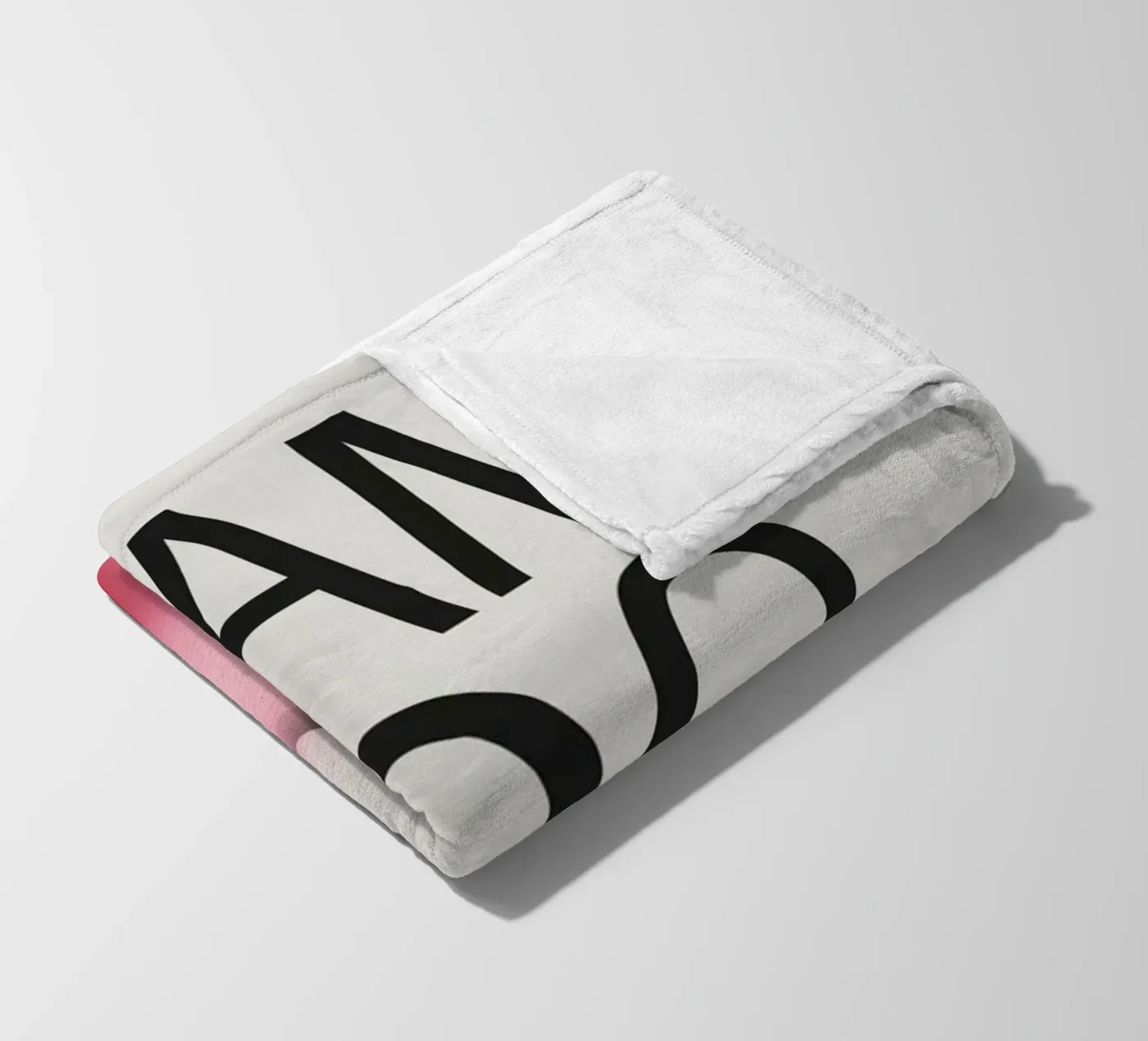 FLAMINGO fleecedeken van SMRT STUDIO