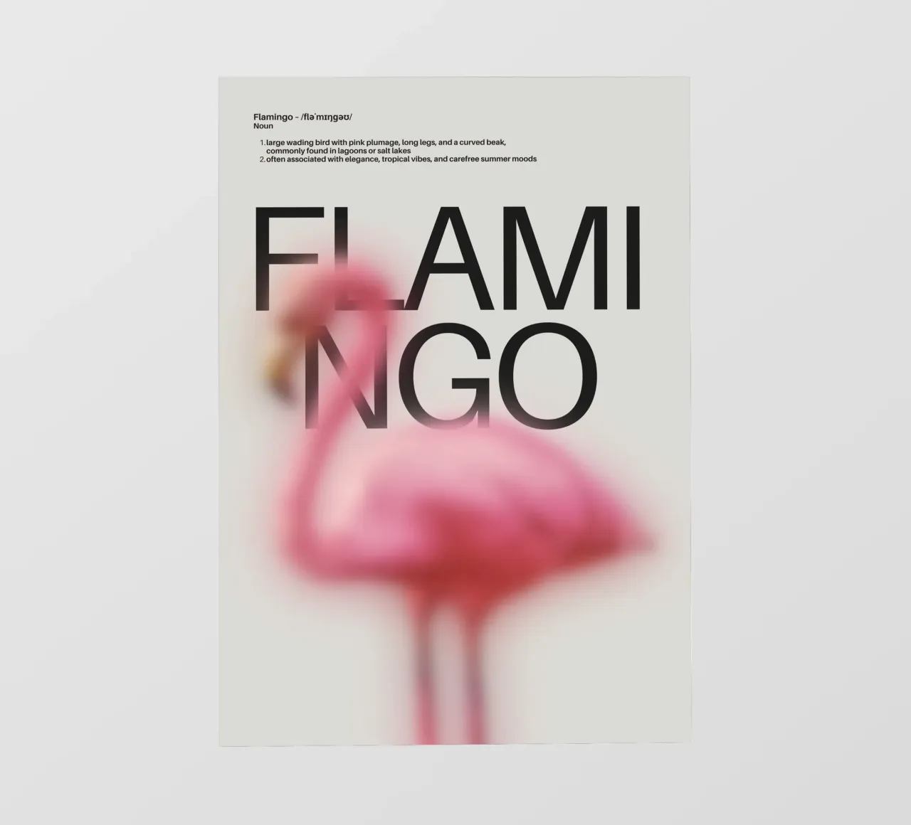 FLAMINGO pellicola backlit da Einfach Uebel