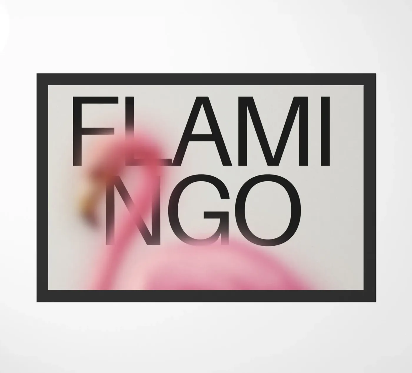FLAMINGO deurmat van SMRT STUDIO