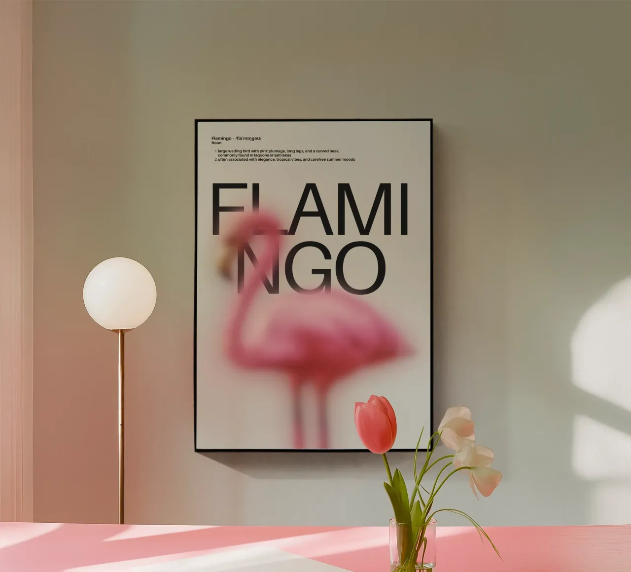 FLAMINGO plexiglass da Einfach Uebel