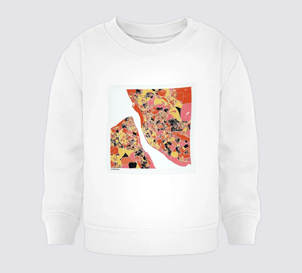 Liverpool II felpa neonato da The Cartography Collection