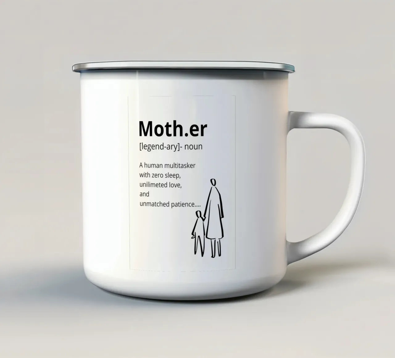 Definition of "Mother tazza in smalto da ramosashop