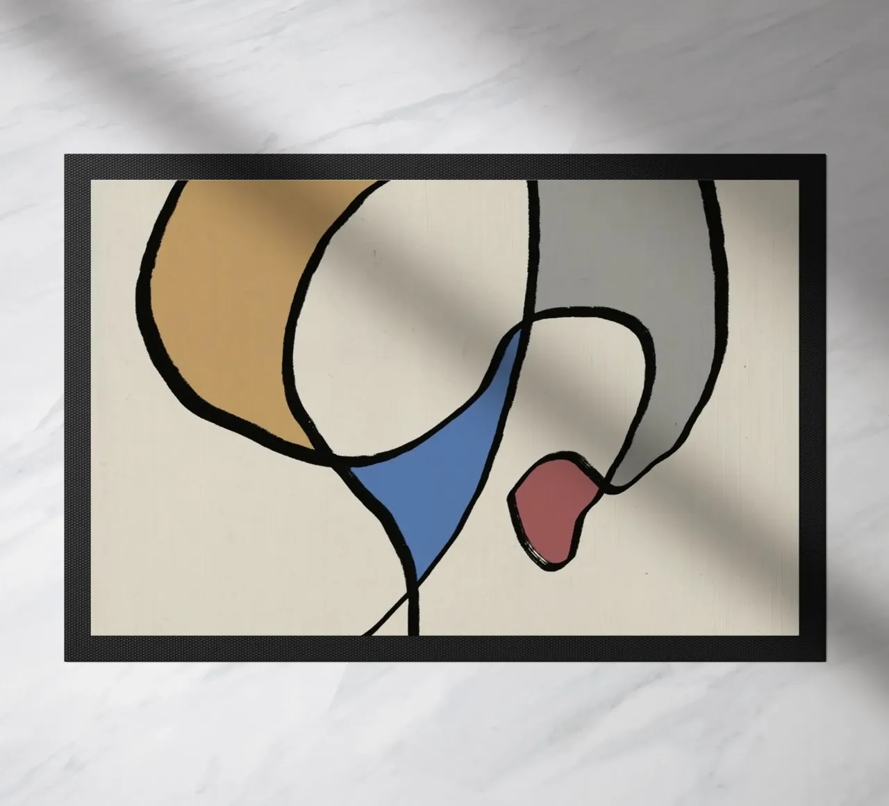 Minimal graceful line art abstract 05 zerbino da Little Dean