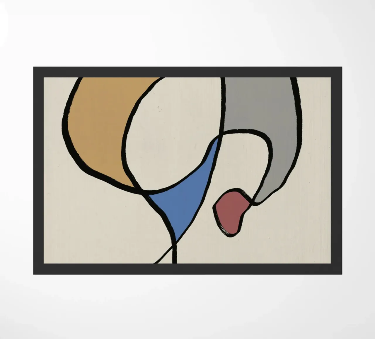 Minimal graceful line art abstract 05 zerbino da Little Dean