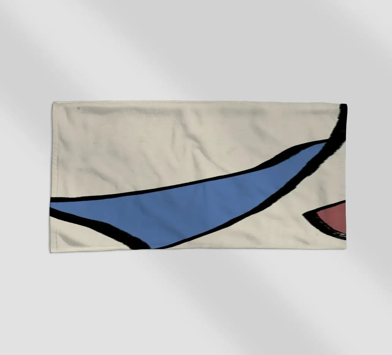 Minimal graceful line art abstract 05 telo mare da Little Dean