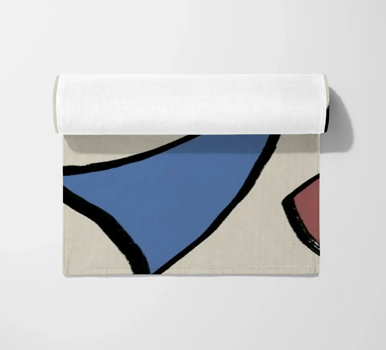 Minimal graceful line art abstract 05 telo mare da Little Dean