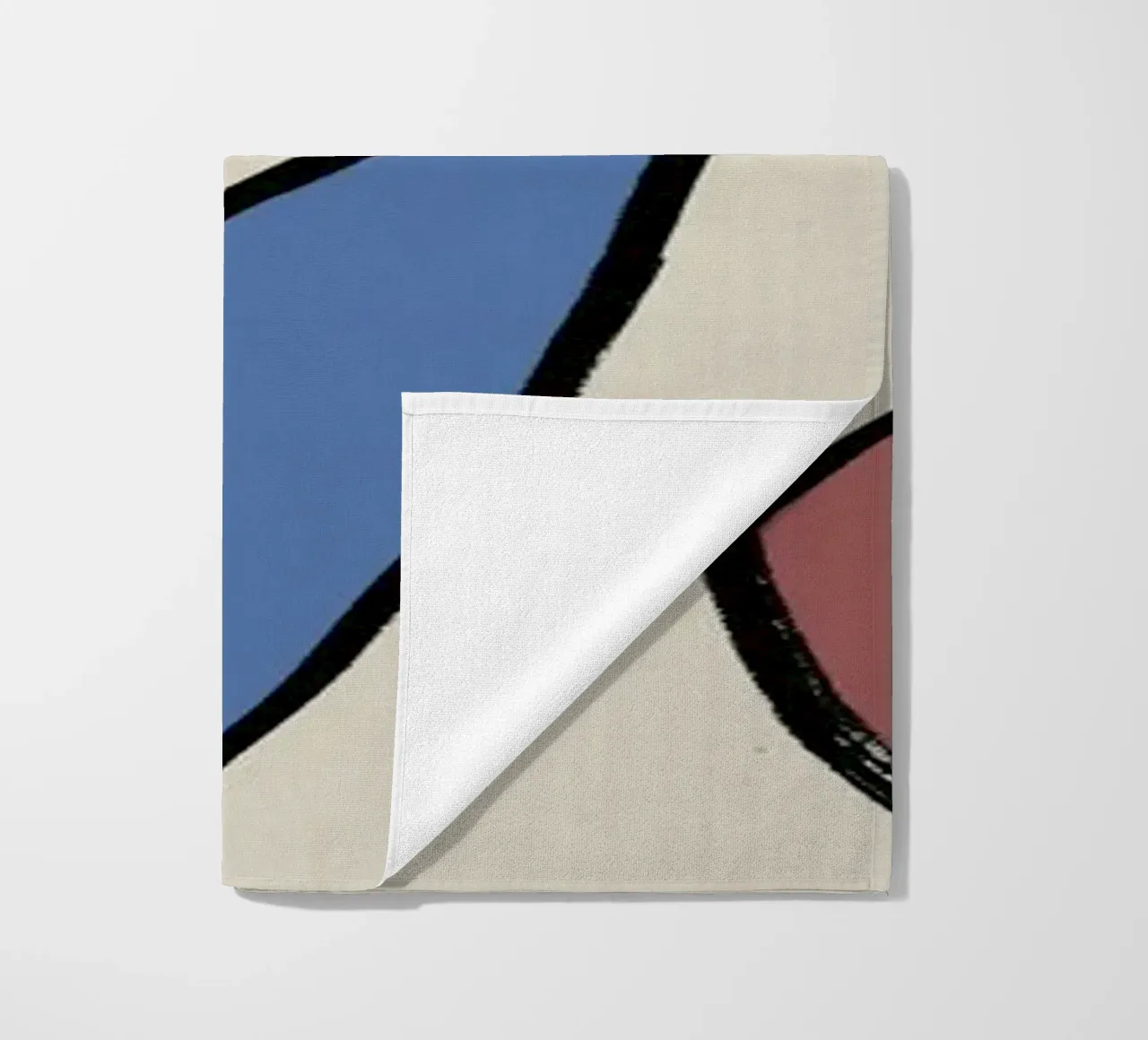 Minimal graceful line art abstract 05 telo mare da Little Dean