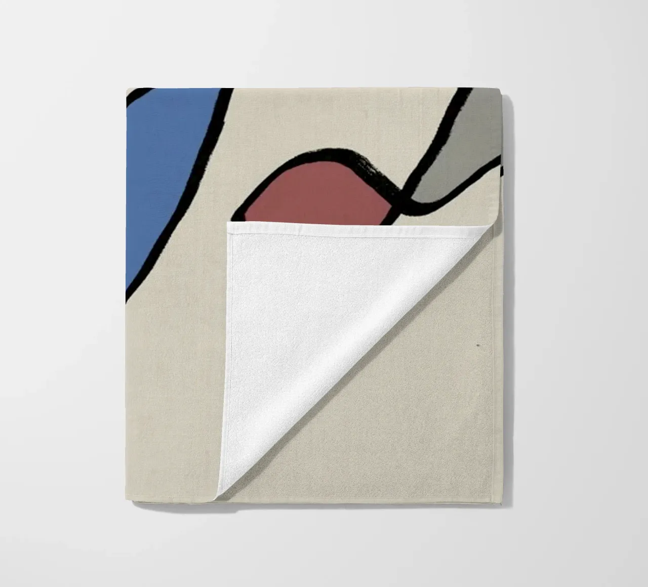 Minimal graceful line art abstract 05 telo mare da Little Dean