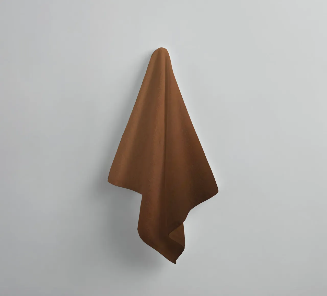Abstract bruin behangontwerp badhanddoek van DesignDoodle