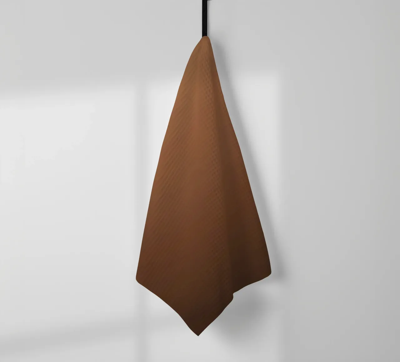 Abstract bruin behangontwerp theedoek van DesignDoodle