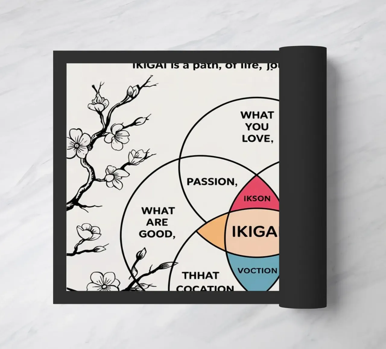 Definizione della parola Ikigai zerbino da Dale Edward YoungJr