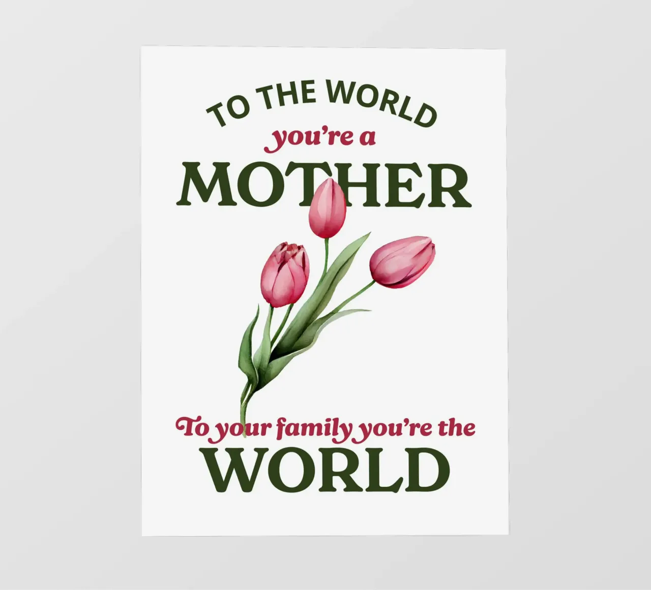 To the world you're a mother pellicola backlit da ramosashop