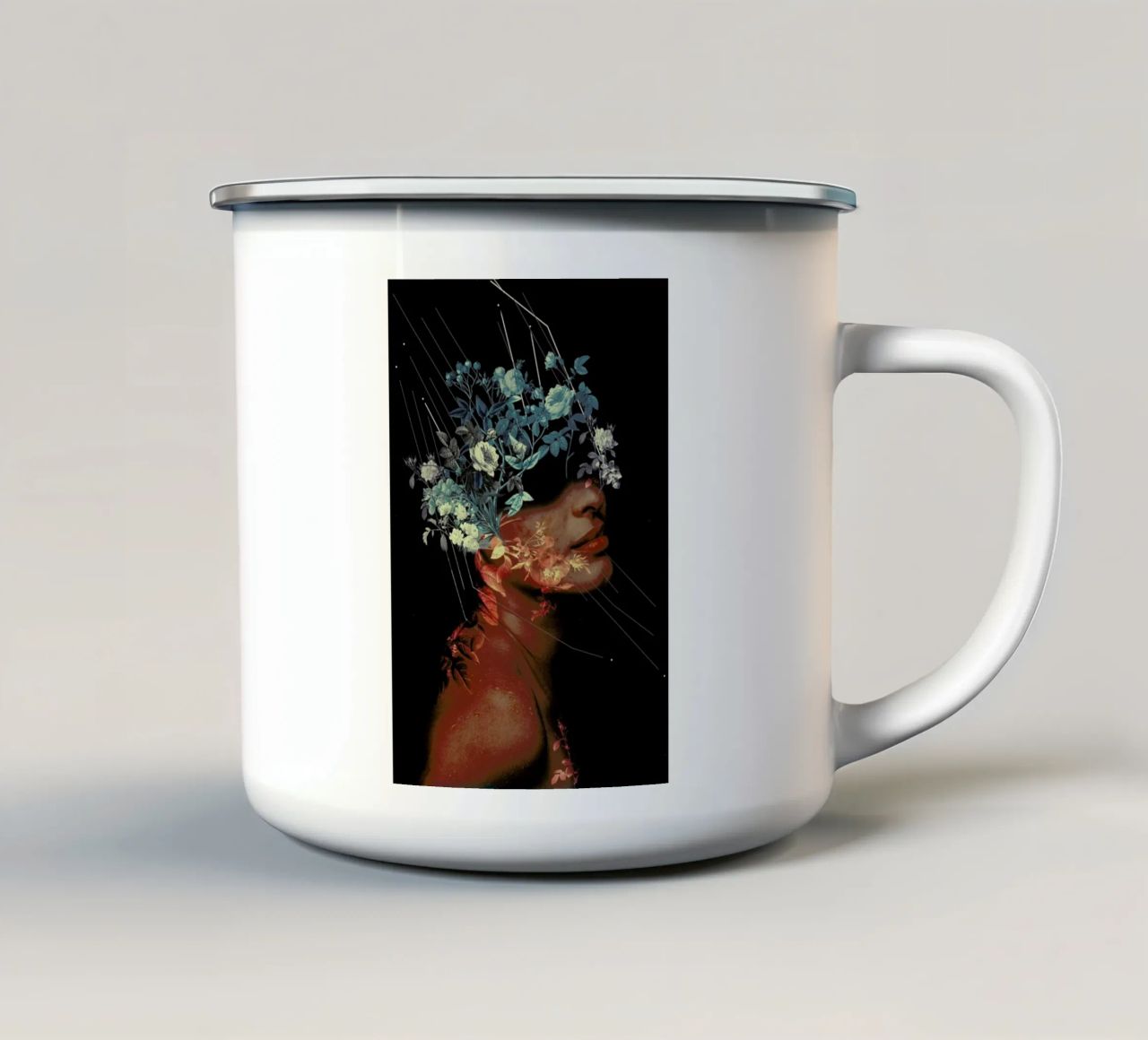 Limbo tazza in smalto da Frank Moth