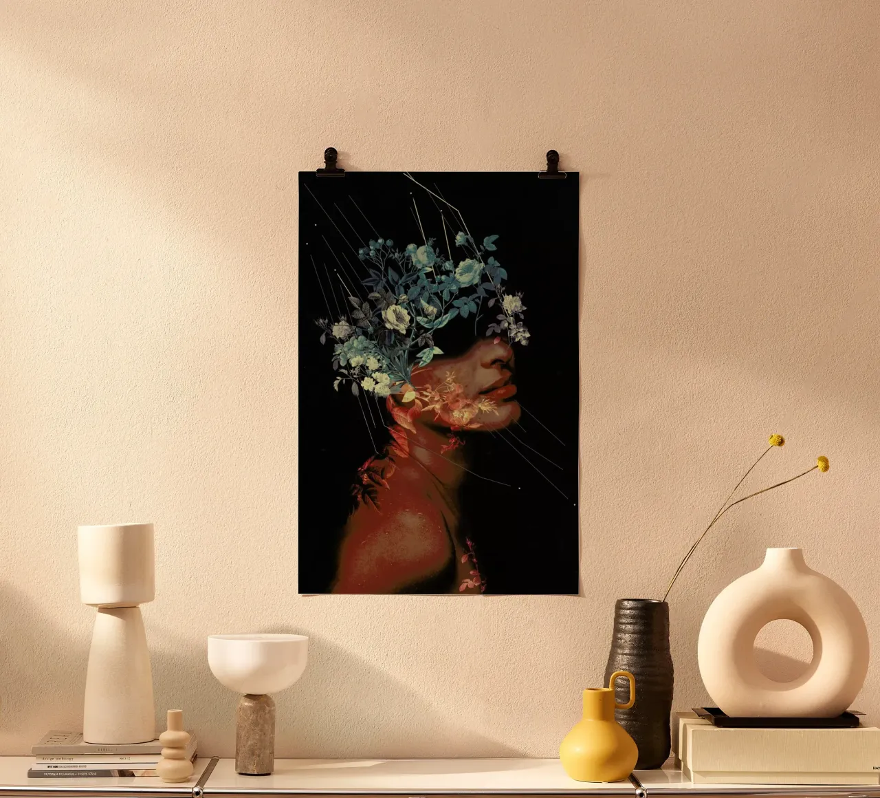 Limbo poster con telaio in alluminio da Frank Moth