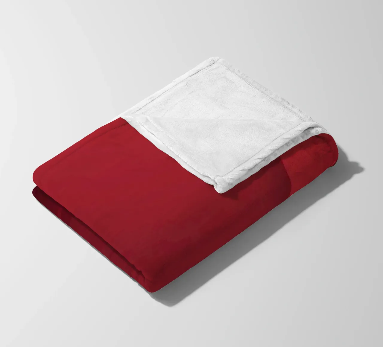 Abstract red background design with flowing shapes fleece blanket by DesignDoodle