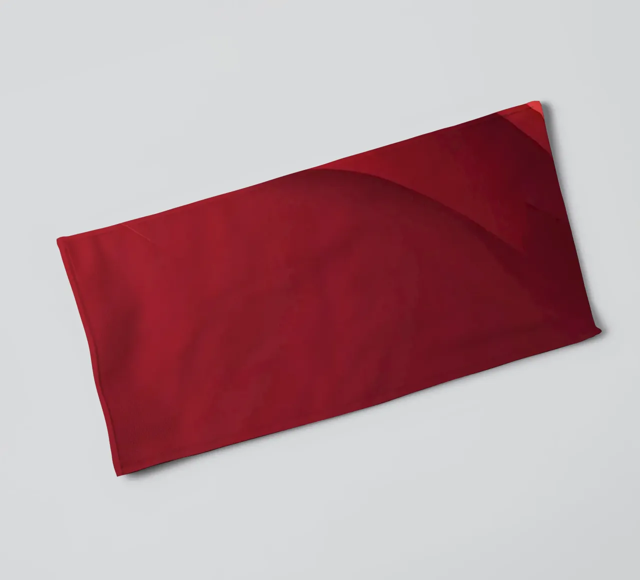 Abstract red background design with flowing shapes towel by DesignDoodle