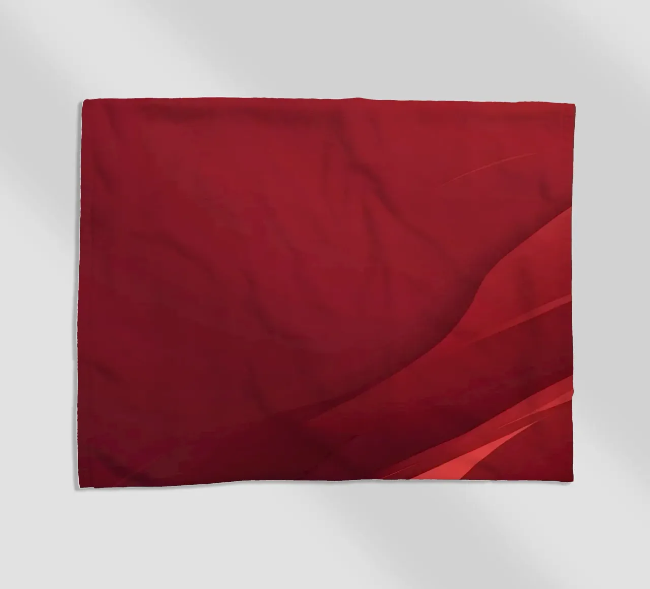 Abstract red background design with flowing shapes beach towel by DesignDoodle