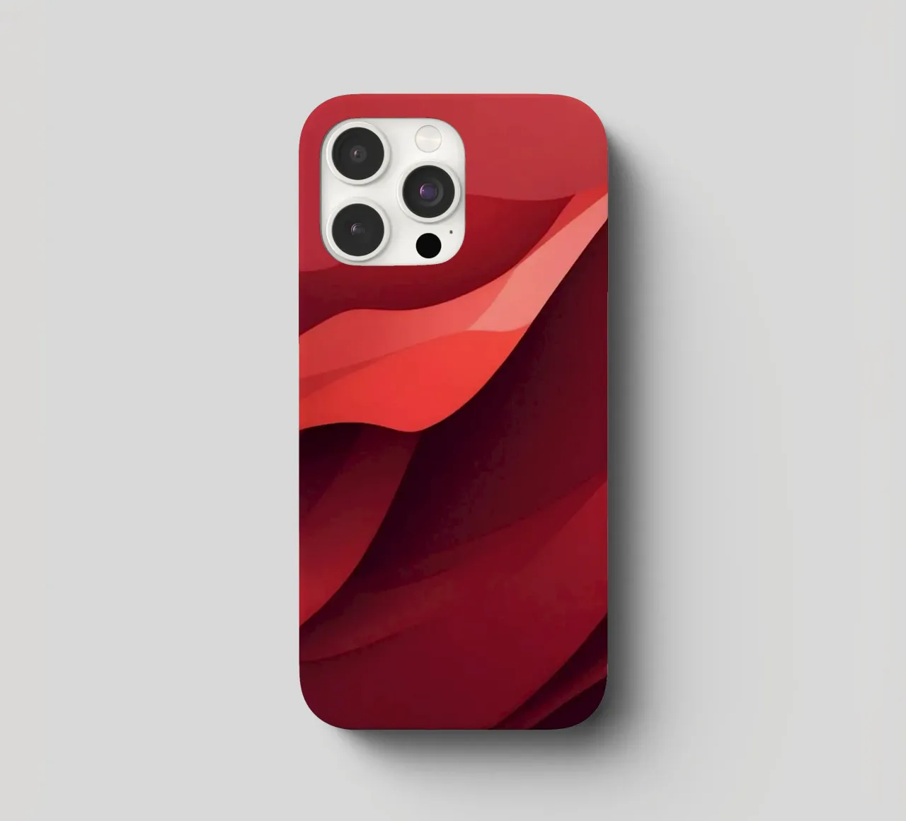 Abstract red waves create a dynamic and engaging wallpaper iphone case by DesignDoodle
