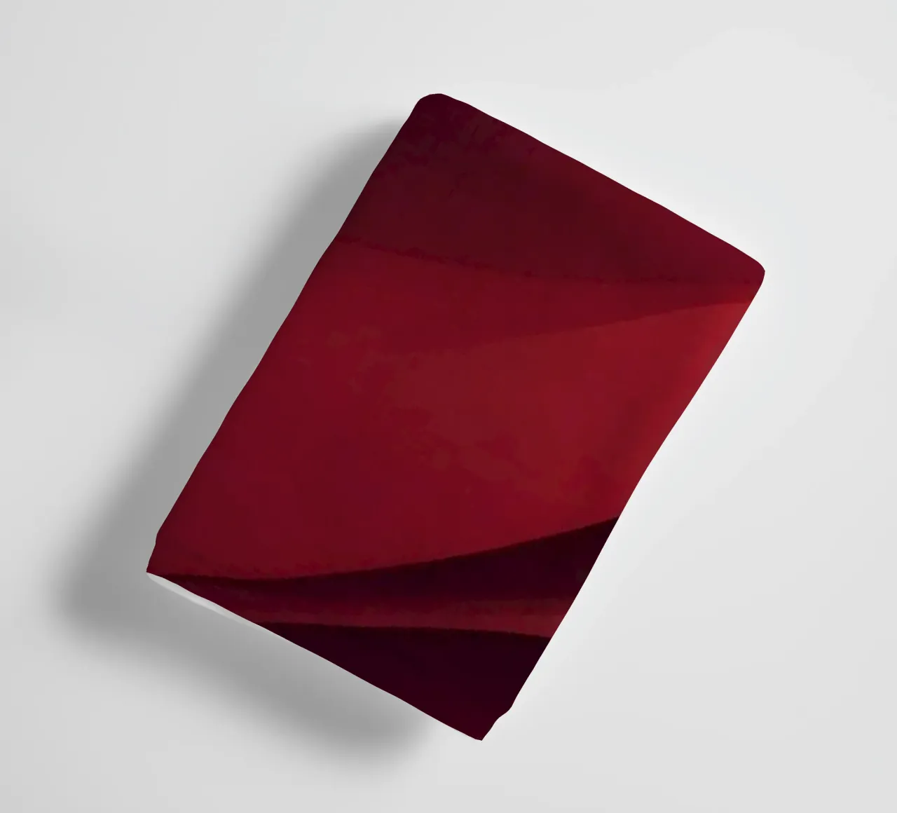 Abstract red waves create a dynamic and engaging wallpaper towel by DesignDoodle