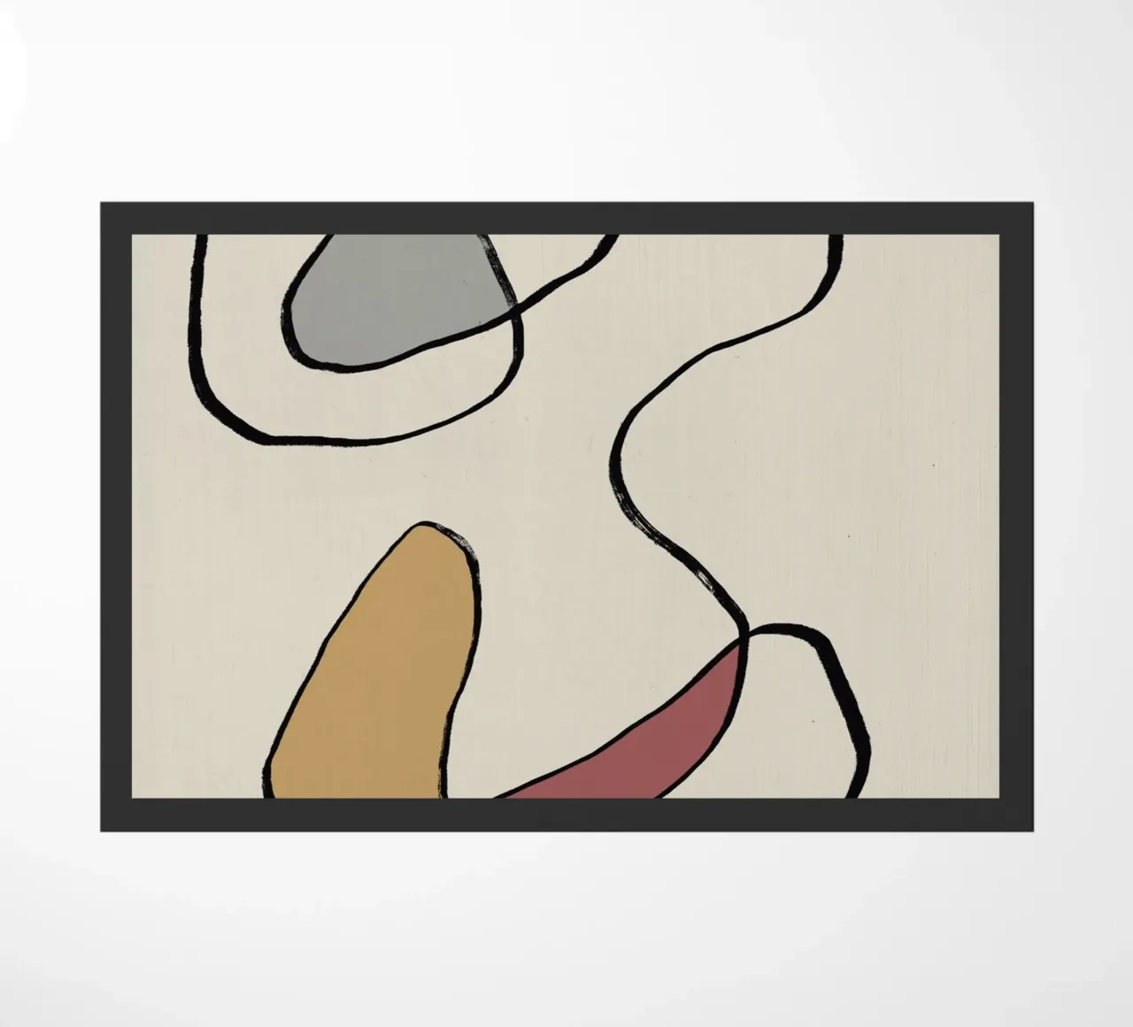 Minimal graceful line art abstract 04 zerbino da Little Dean