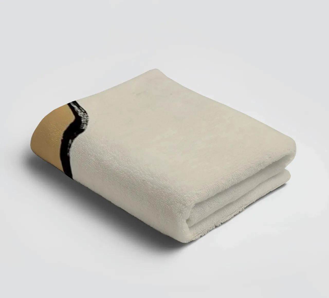 Minimal graceful line art abstract 04 asciugamano da bagno da Little Dean