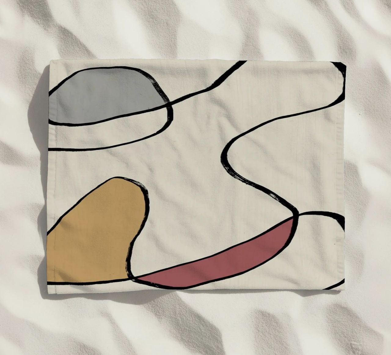 Minimal graceful line art abstract 04 telo mare da Little Dean