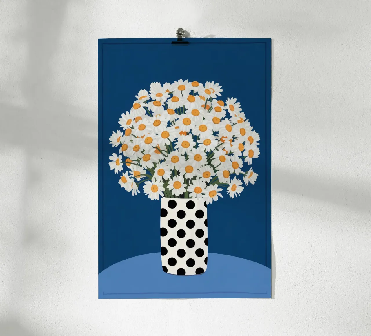 Fiore blu poster da Dale Edward YoungJr