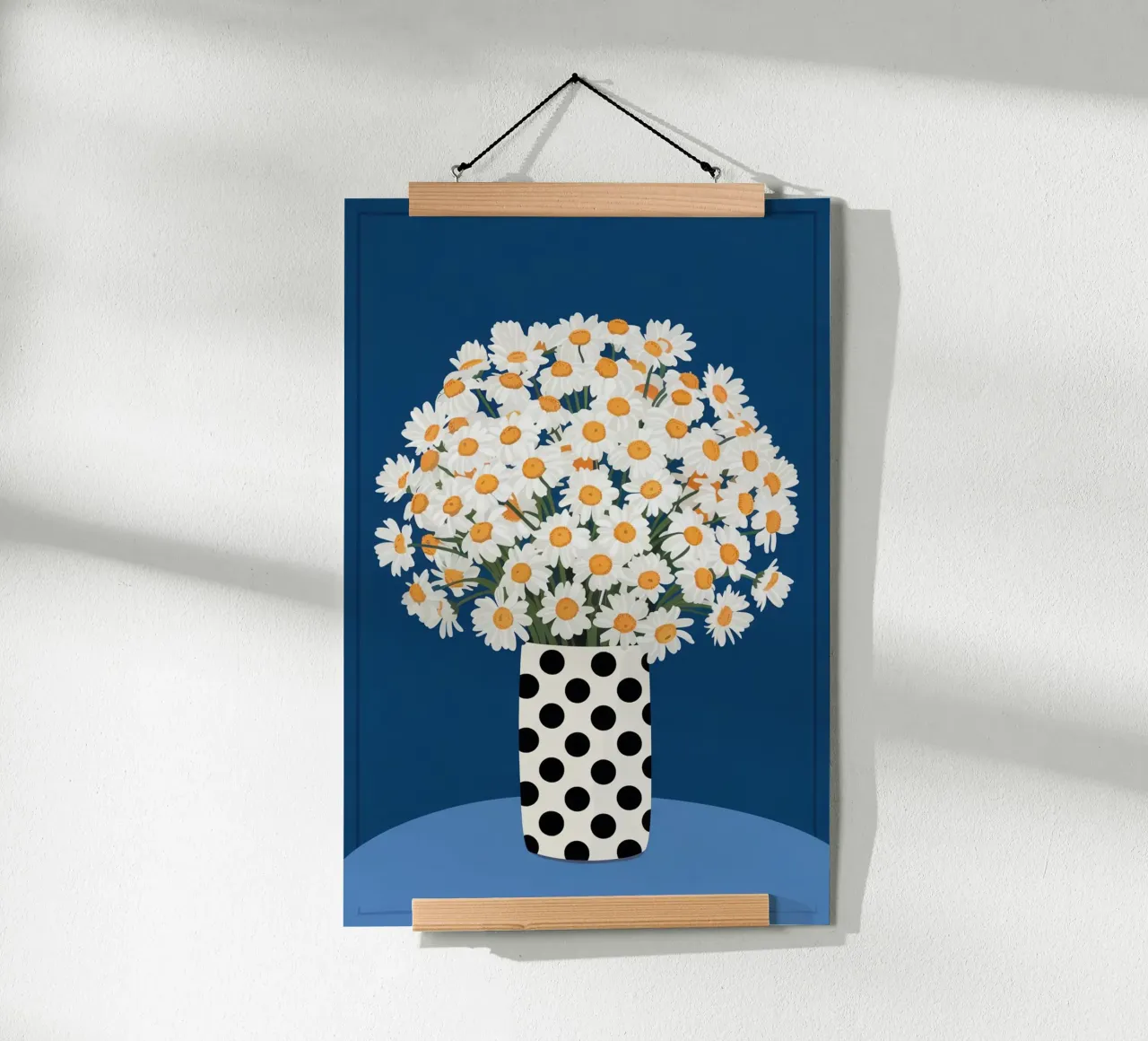 Fiore blu poster da Dale Edward YoungJr