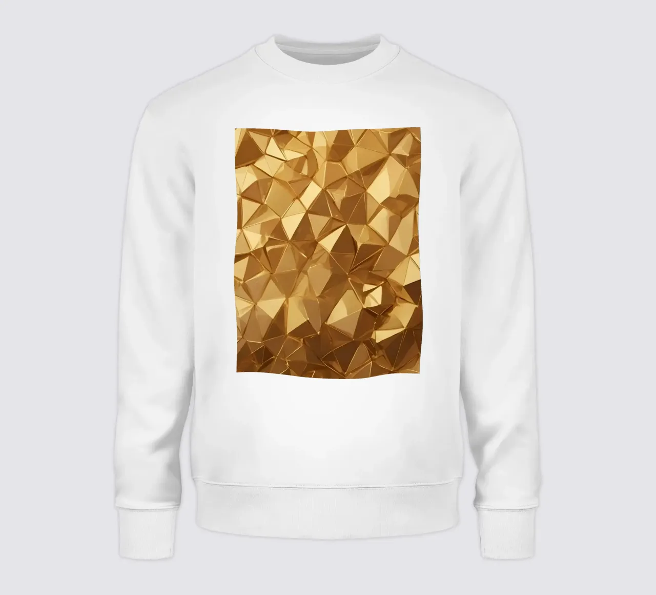 Sfondo con forme geometriche astratte dorate felpa da DesignDoodle