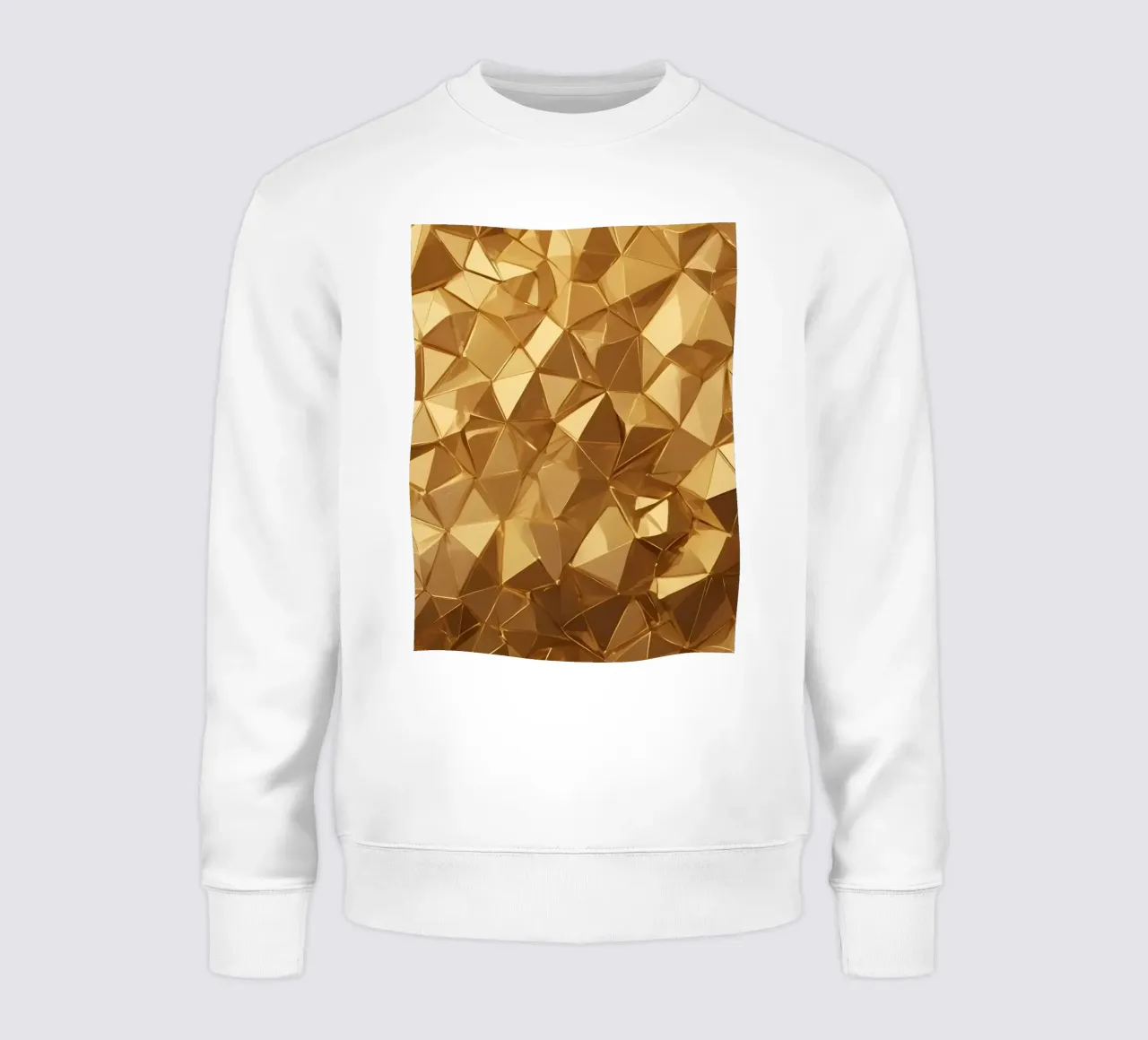 Sfondo con forme geometriche astratte dorate felpa da DesignDoodle