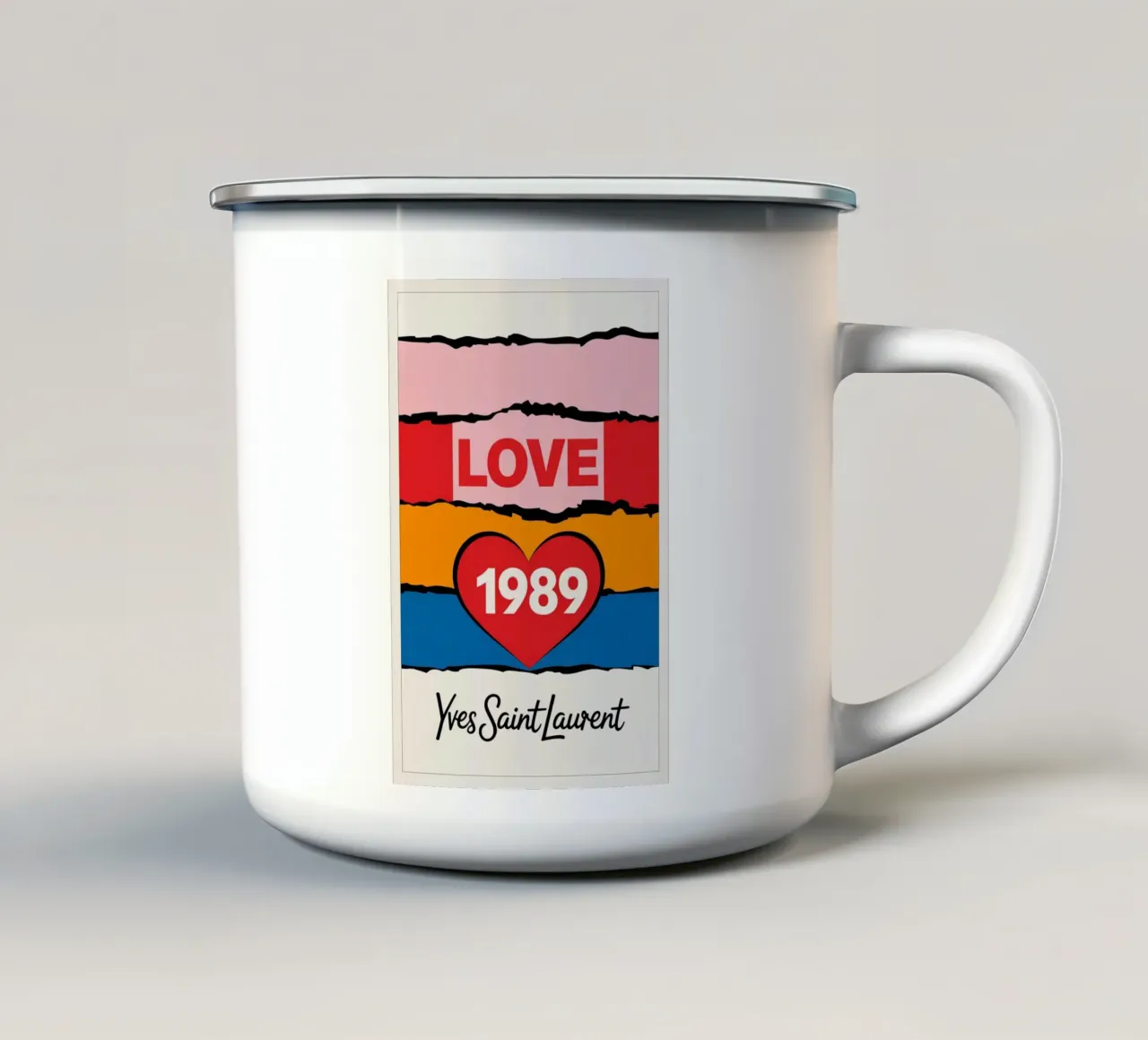 amore 1989 tazza in smalto da Charles A Boudreau