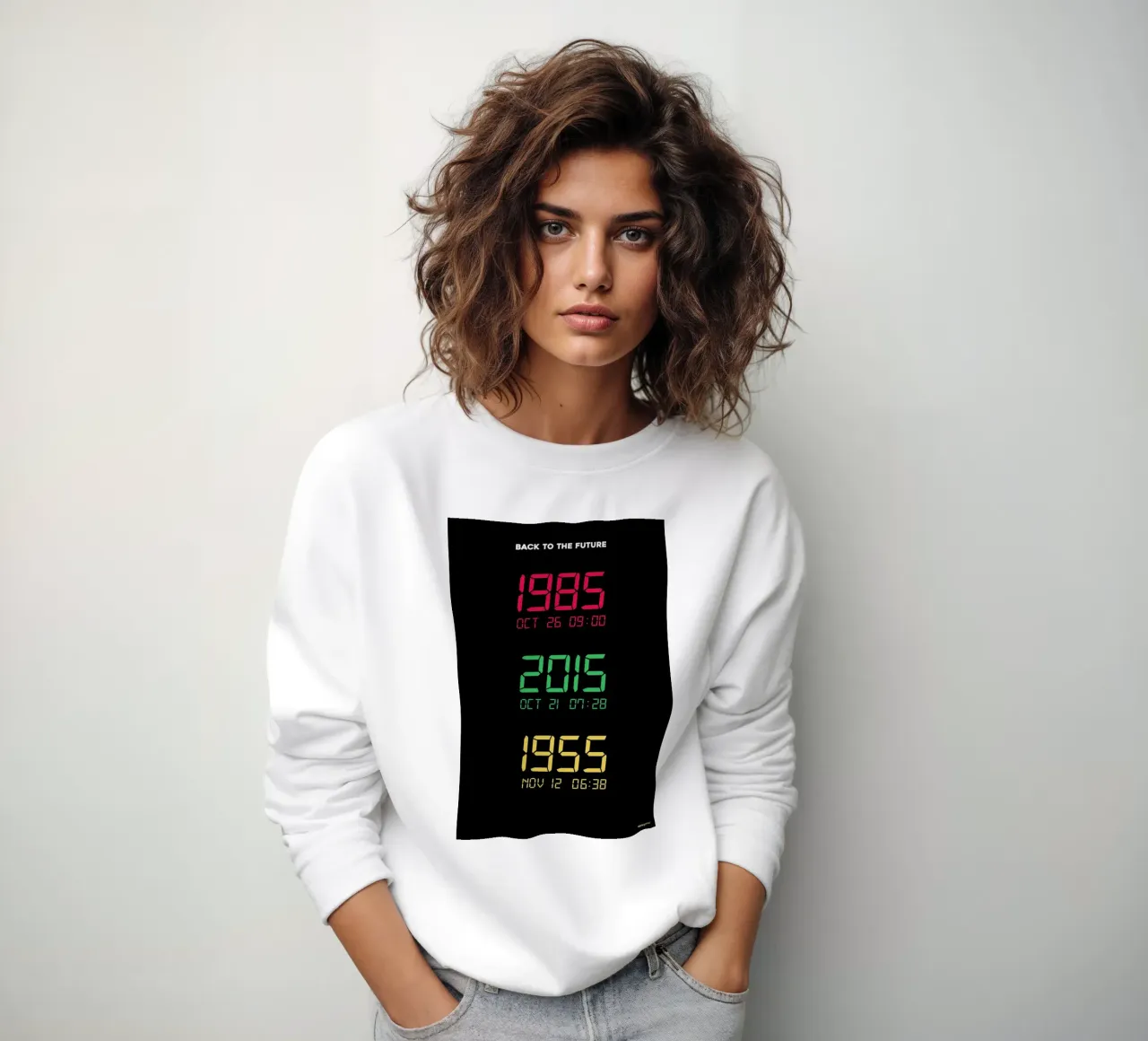 Back to the Future sweatshirt by Rafa Gomes
