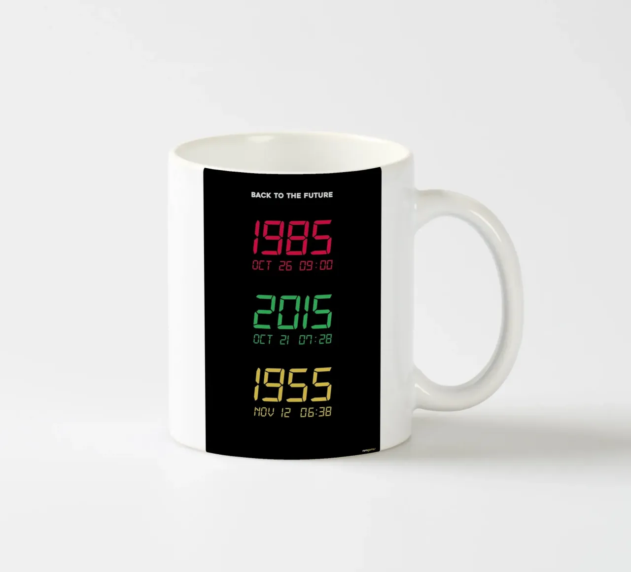 Back to the Future tazza in ceramica da Rafa Gomes