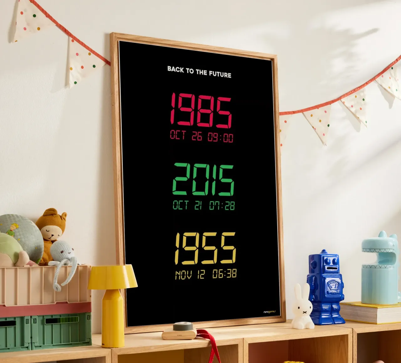Back to the Future plexiglass da Rafa Gomes