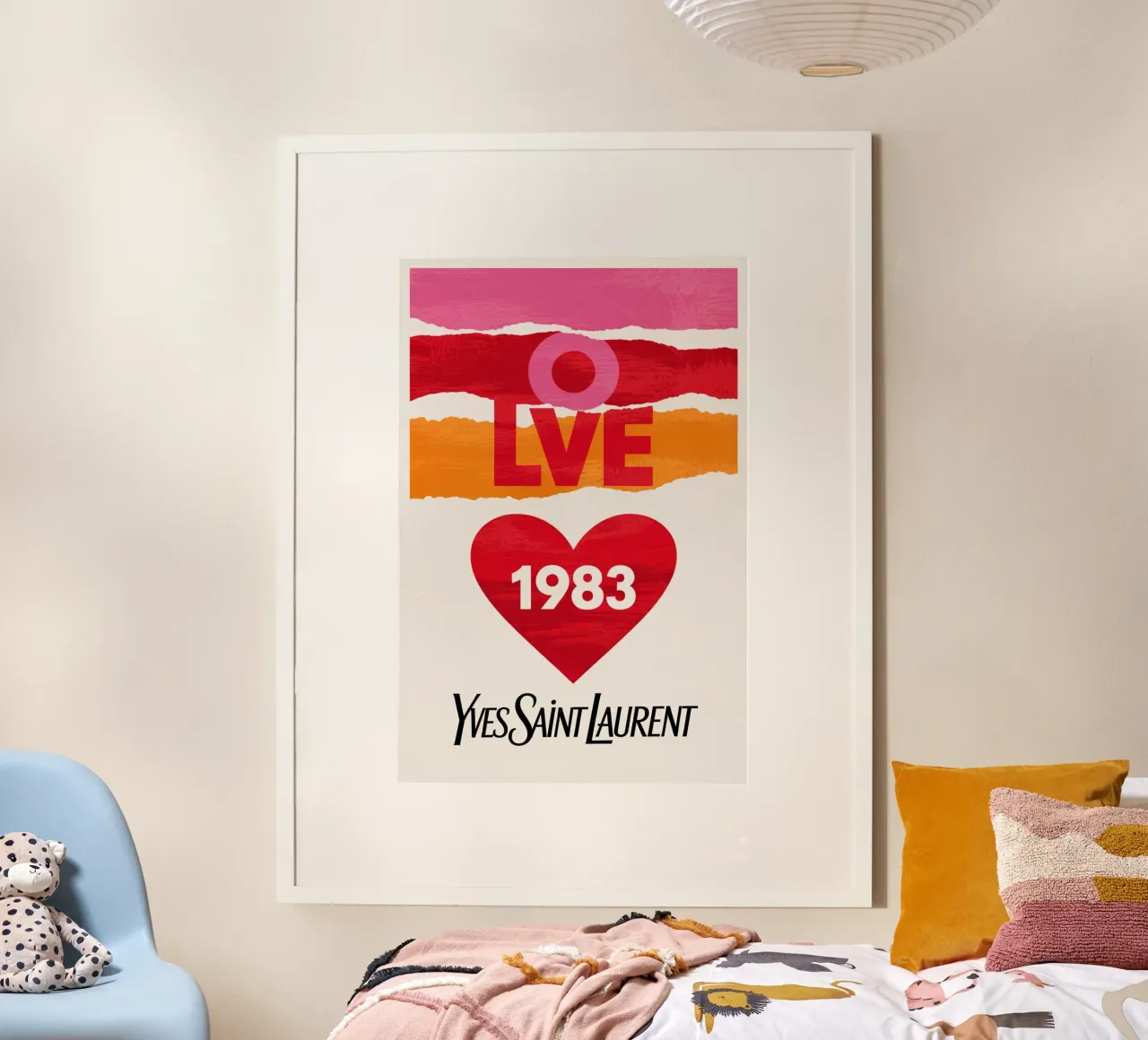 amore 1983 poster con telaio in alluminio da Charles A Boudreau