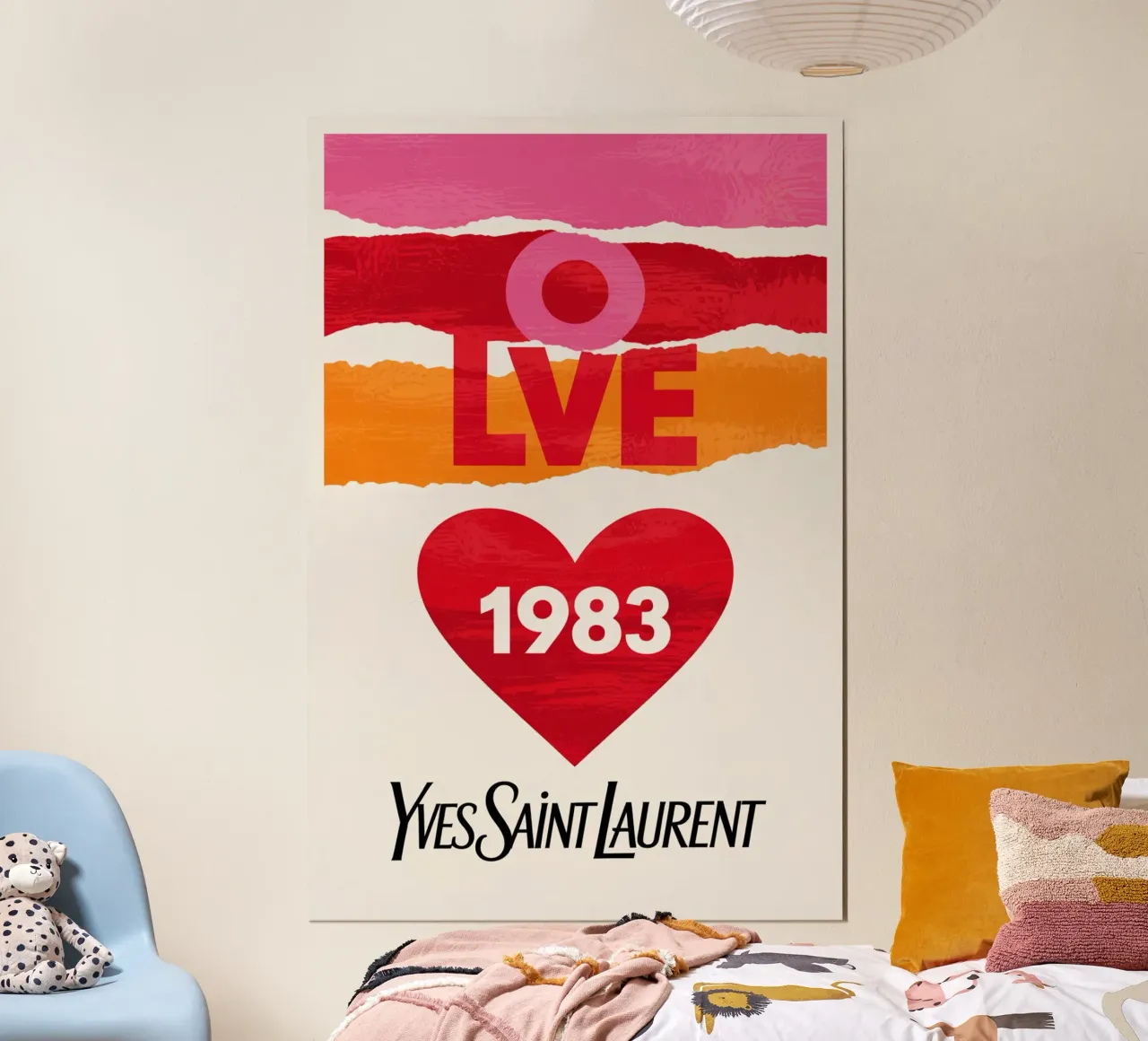 amore 1983 poster con telaio in alluminio da Charles A Boudreau