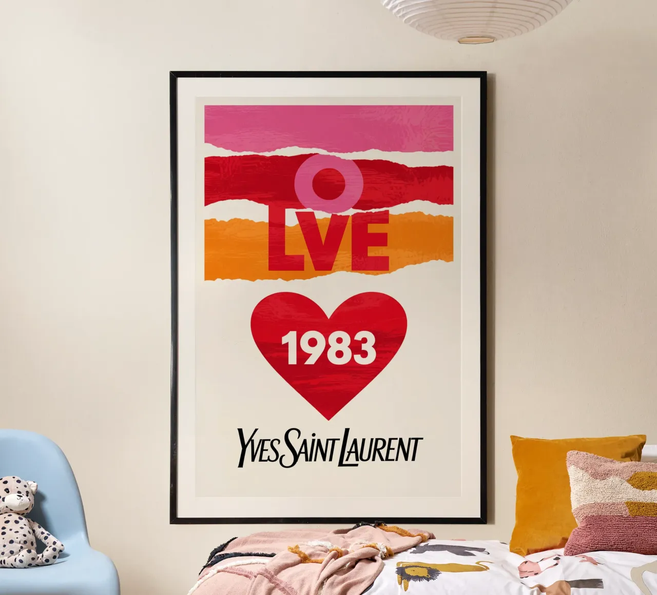 amore 1983 poster con telaio in alluminio da Charles A Boudreau