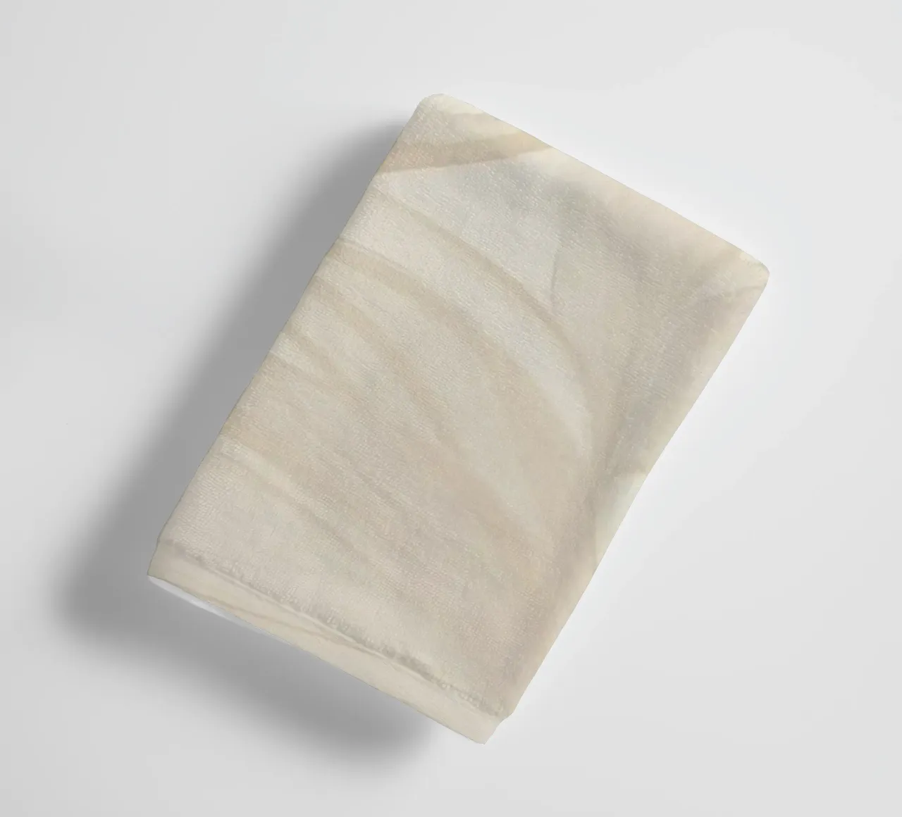 Abstract lichtbeige behangontwerp badhanddoek van DesignDoodle