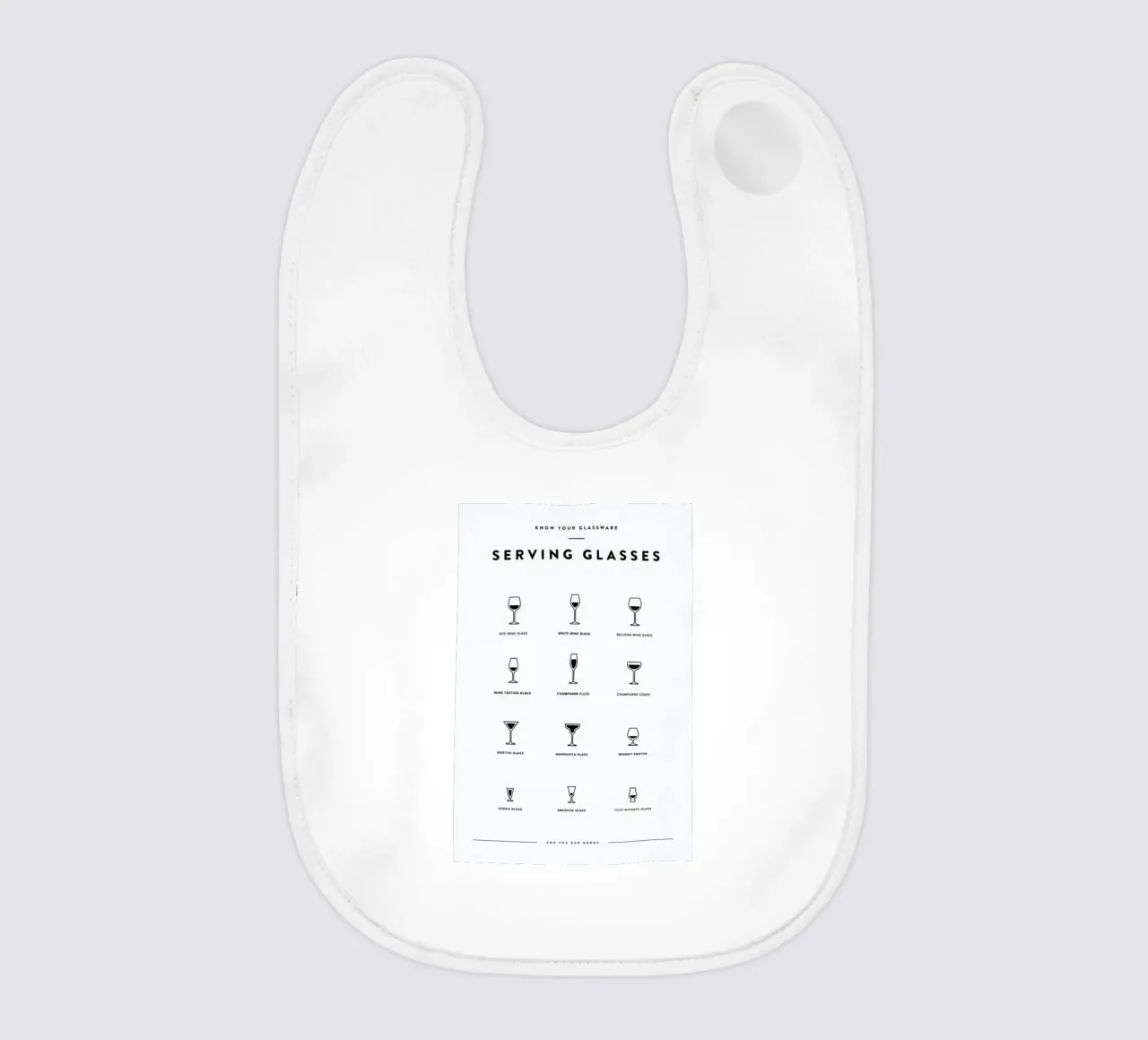 Serving Glass Chart II bavaglino da daylight design studio