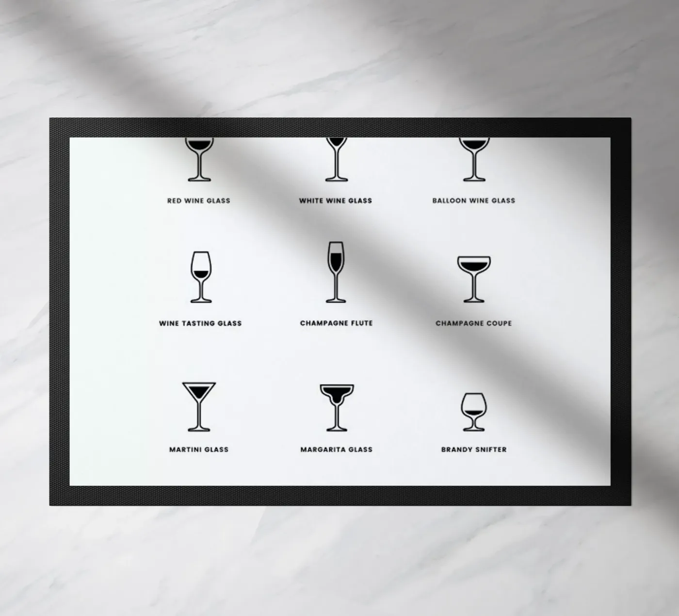 Serving Glass Chart II zerbino da daylight design studio