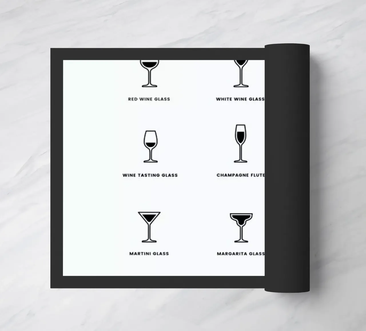 Serving Glass Chart II zerbino da daylight design studio