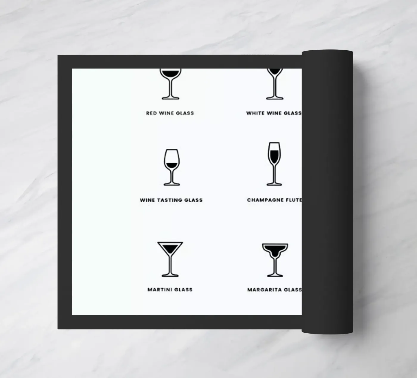 Serving Glass Chart II zerbino da daylight design studio