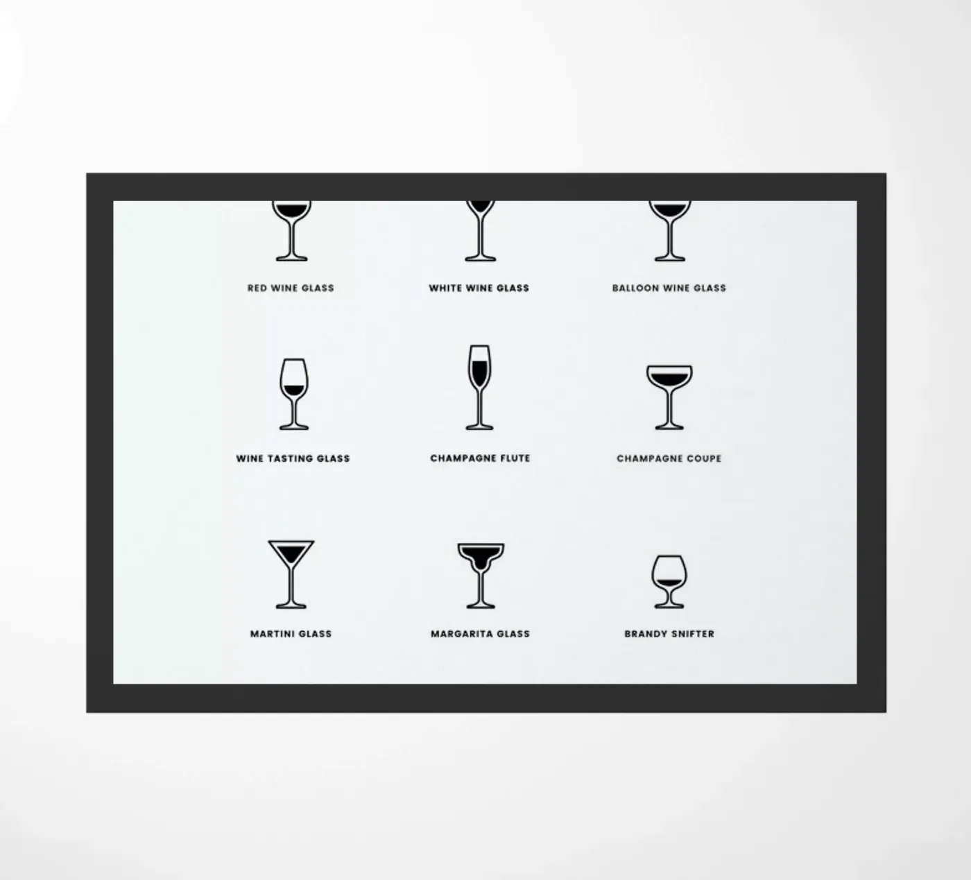 Serving Glass Chart II zerbino da daylight design studio