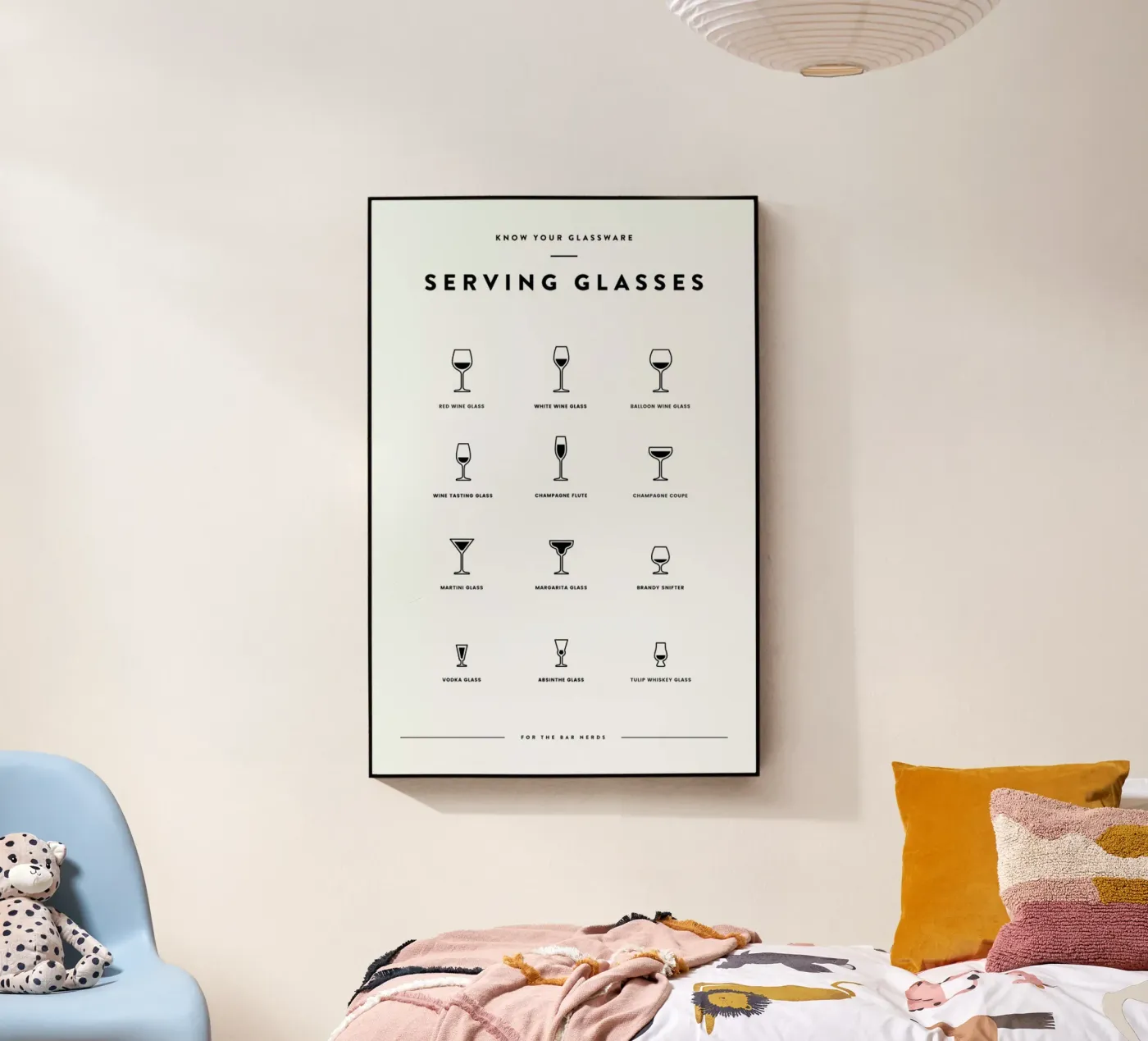 Serving Glass Chart II plexiglass da daylight design studio