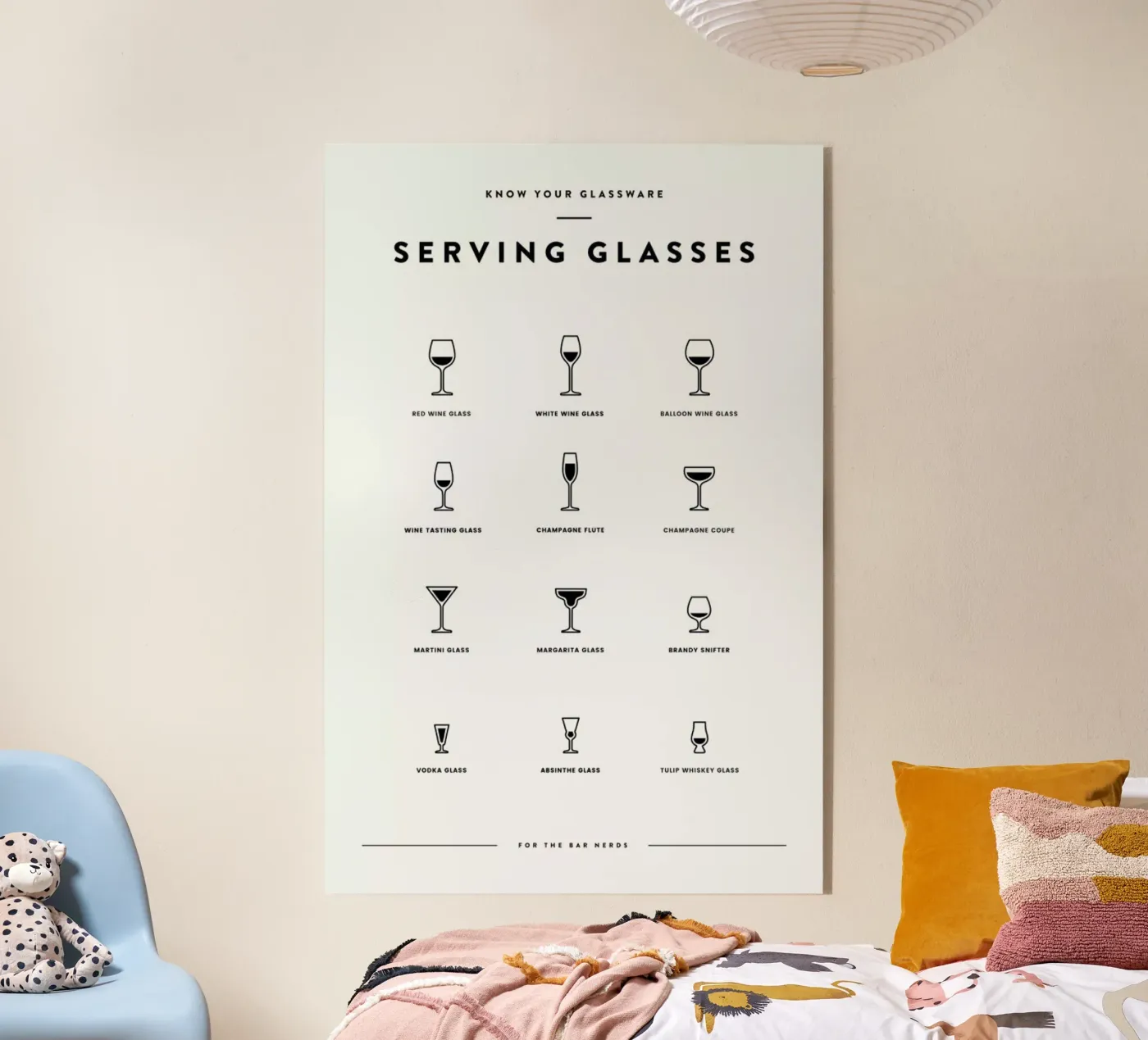 Serving Glass Chart II plexiglass da daylight design studio