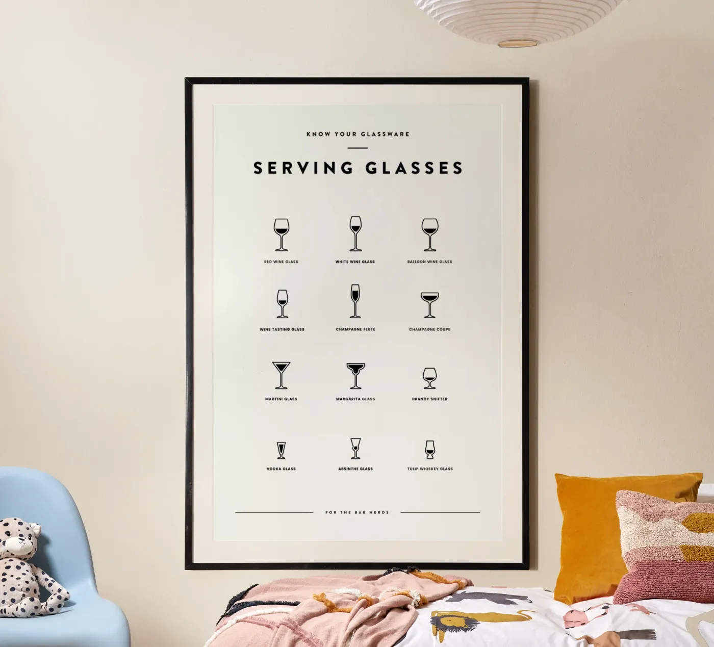 Serving Glass Chart II poster da daylight design studio