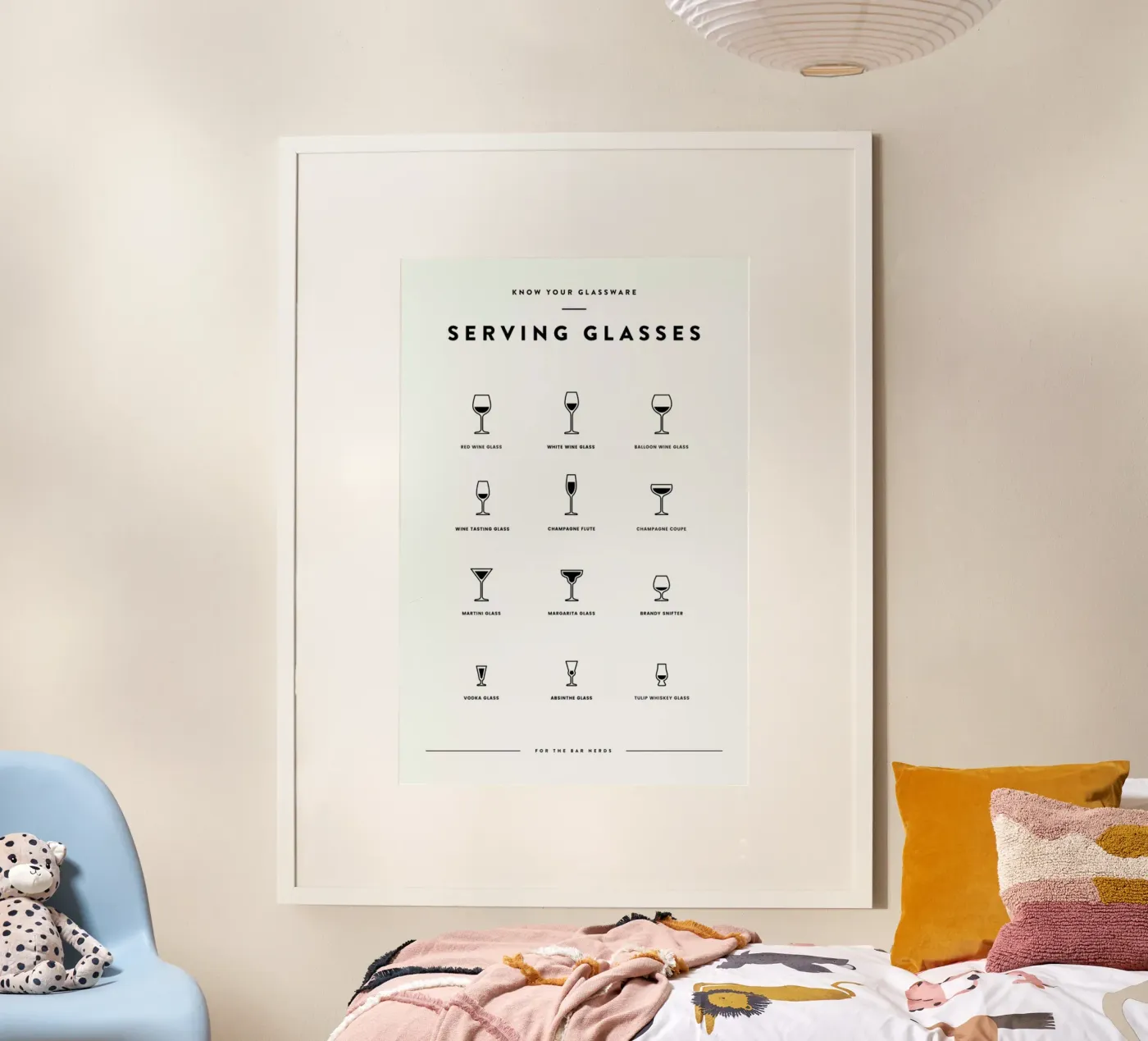 Serving Glass Chart II poster da daylight design studio
